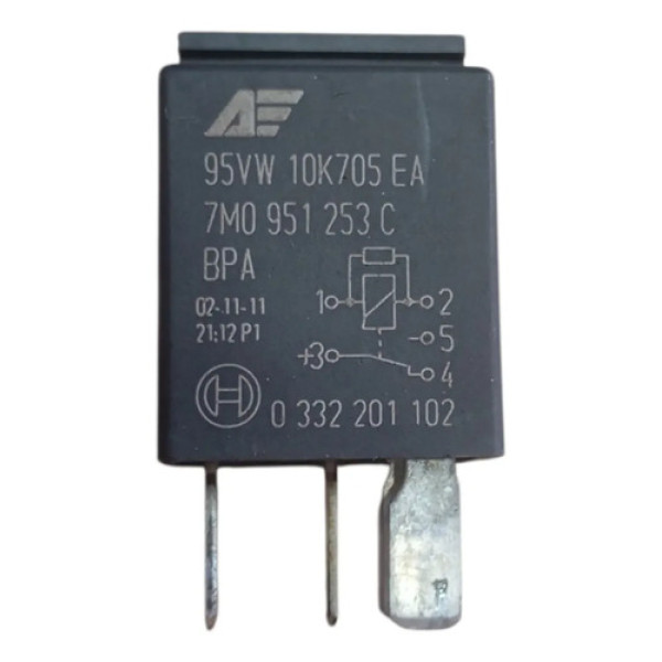 Rele Conector Auxiliar Vw Polo 2003 2007 7m0951253c