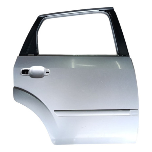 Porta Traseira Direita Ford Fiesta 2003 2014 Traseira Direito Prata