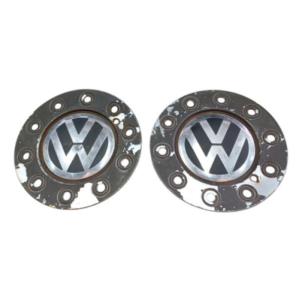 Calota Miolo Roda Vw Golf Bora Beetle 1999 2013 Prata