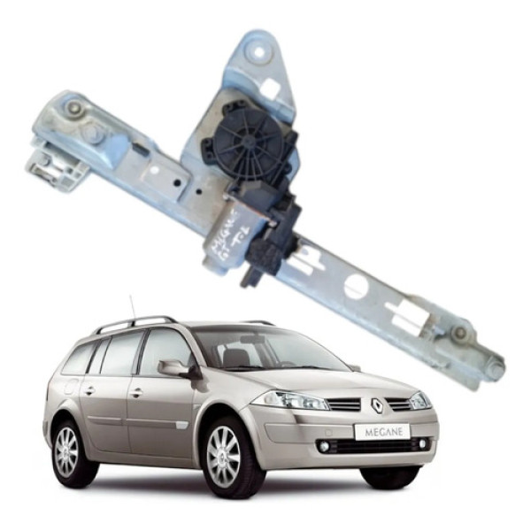Máquina Vidro Traseiro Esquerdo Renault Megane Gt 2007 2013