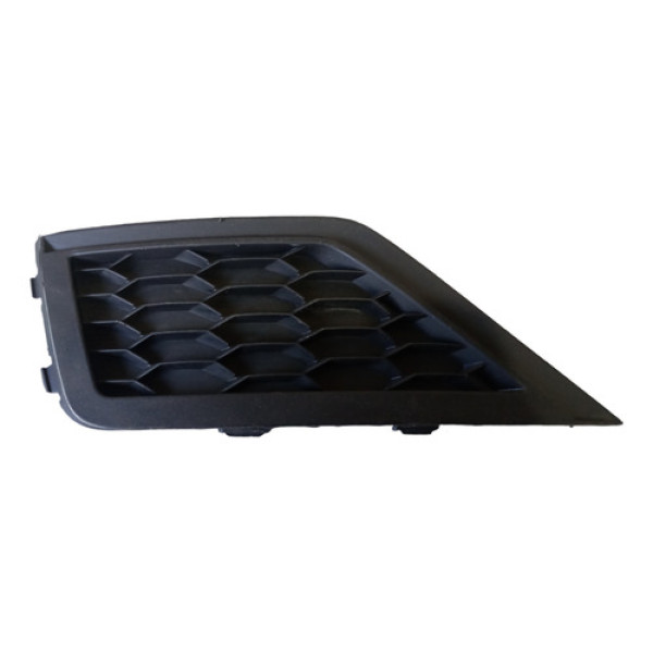 Grade Farol Milha Esquerdo Vw Gol G7  Preto Esquerdo