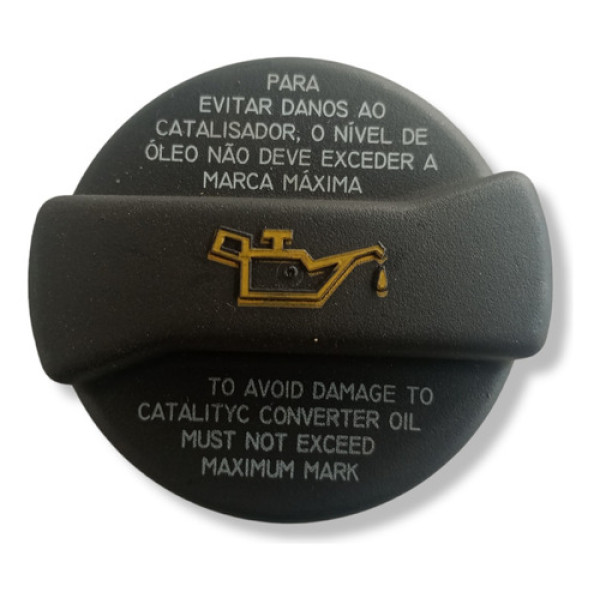 Tampa Oleo Motor Vw Gol Voyage Fox Polo Golf 2004 A 2012 Preto