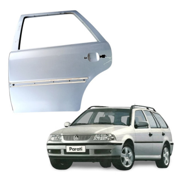 Porta Traseira Esquerda Vw Gol Parati G2 G3 G4 1996 2006 Traseira Esquerda Prata