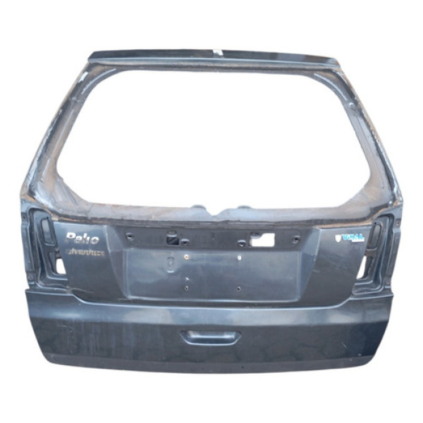 Tampa Traseira Porta Malas Fiat Palio Weekend 2004 Verde