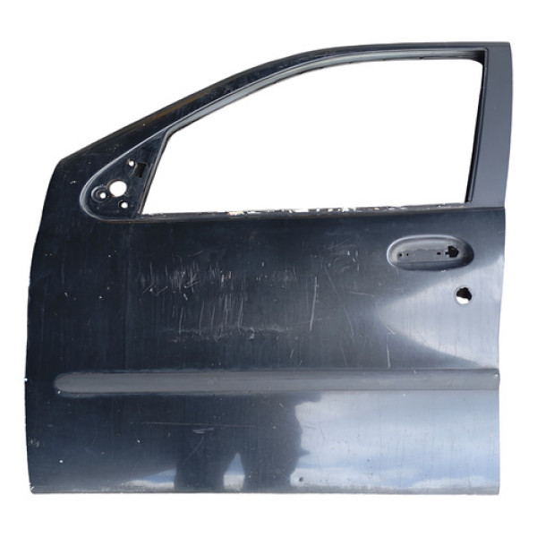 Porta Dianteira Esquerda Motorista Fiat Siena Palio Dianteira Direita Preto