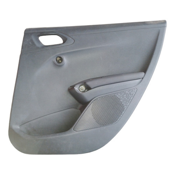 Forro De Porta Traseiro Direito Peugeot 208 2013/2020 Preto