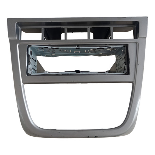 Moldura Painel Radio Central Vw Gol Saveiro G5 G6 5u0858061 Cinza