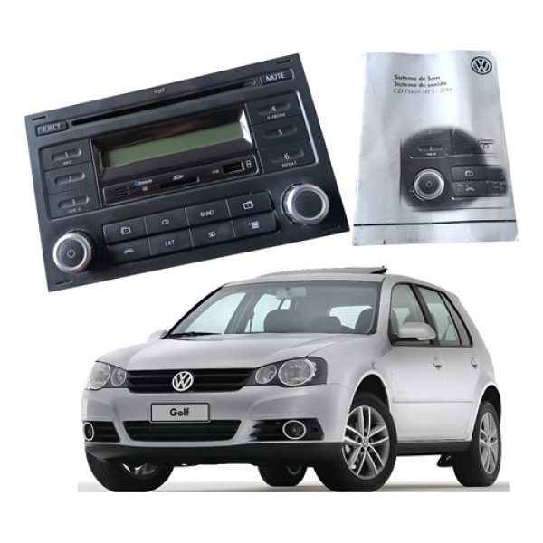 Radio 2din C/bluetooth Vw Golf Bora Fox Polo 2006 2014