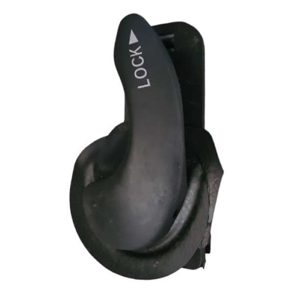Maçaneta Puxador Interno Dianteiro Esquerdo Fiat Palio 1998 Preto Dianteira