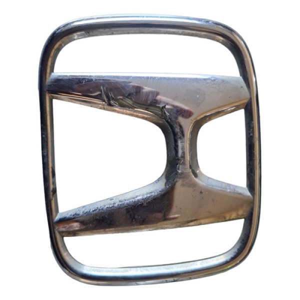 Emblema Tampa Traseira Honda New Civic 2007 A 2011 Cinza