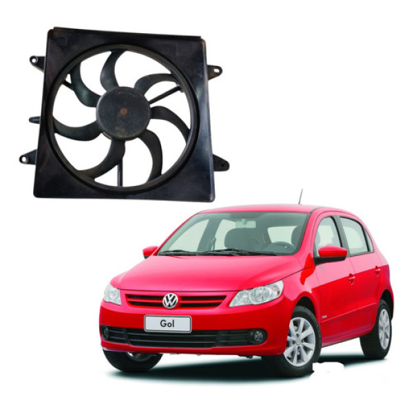 Ventoinha Defletor Eletroventilador Vw Gol G5 1.0 2009 2013