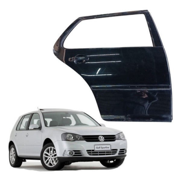 Porta Traseira Direita Vw Golf Bora 1999 2013 Traseira Direito Prero