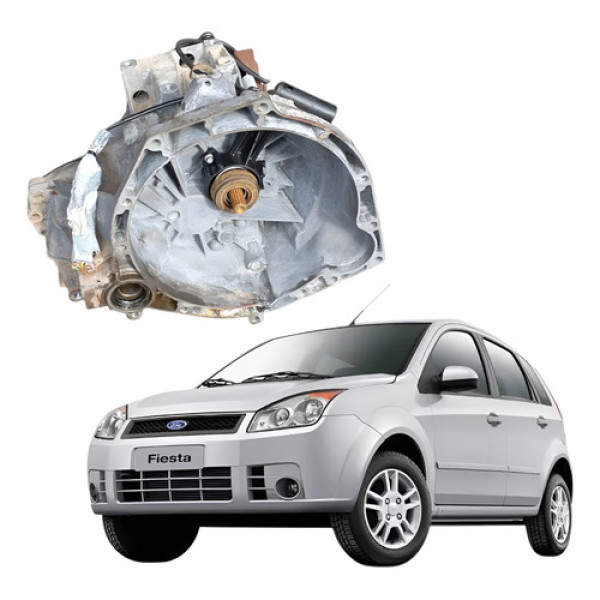 Caixa Marcha Câmbio Manual Ford Fiesta 1.0 2008 2s6r7f096ab