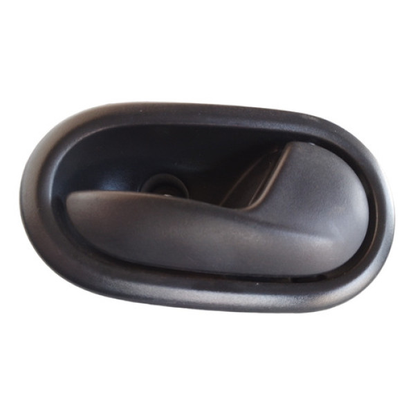 Maçaneta Interna Direito Renault Logan Sandero 2011 2020 - Preto - Dianteira