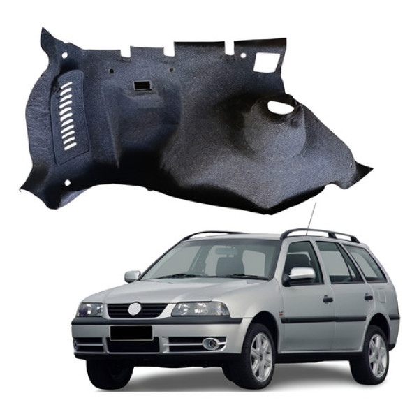 Carpe Forro Esquerdo Porta Mala Vw Parati 4p G2 G3