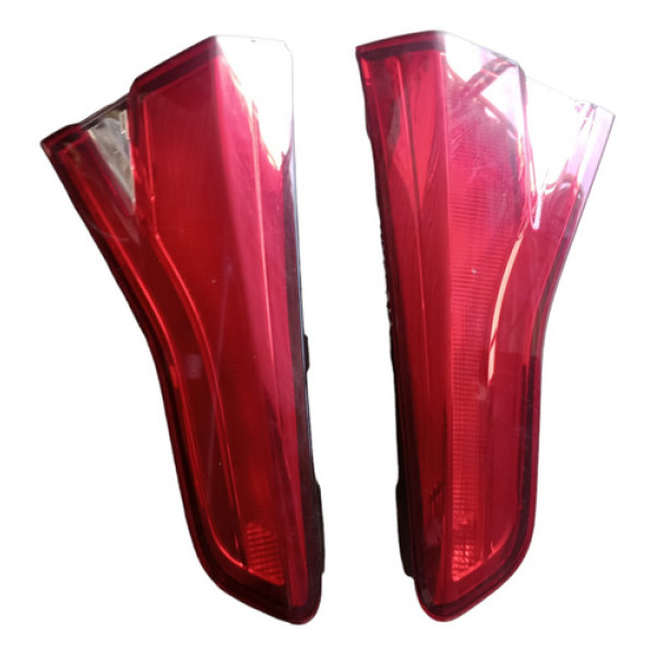 Par Lanterna Traseira Tampa Renault Sandero 2017 2024 Direito Vermelho