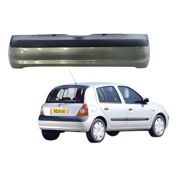 Parachoque Traseiro Renault Clio Hatch 2002 2006