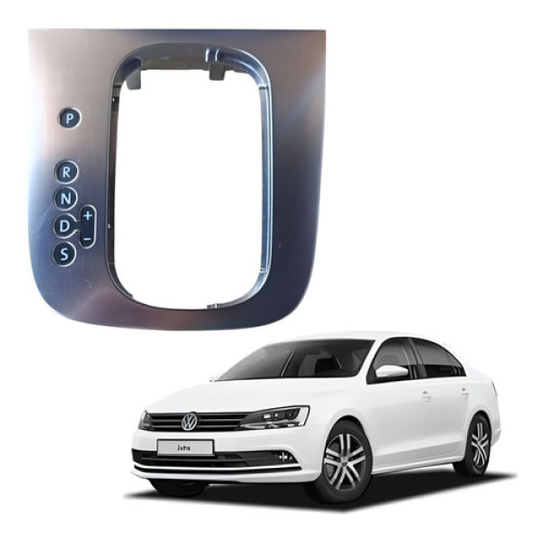 Moldura Alavanca Cambio Automático Vw Jetta Golf Tsi 2016