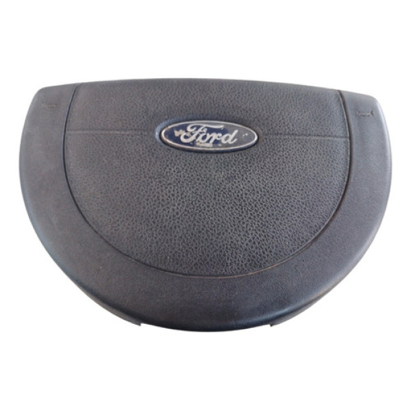 Tampa Capa Volante Buzina Ford Ecosport Fiesta 2002 A 2010 Preto