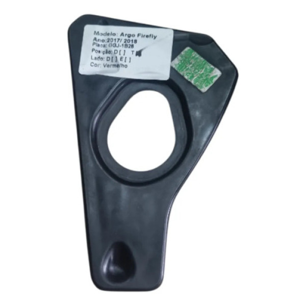 Moldura Lanterna Tampa Traseira Direita Fiat Argo 2017 2023 Preto