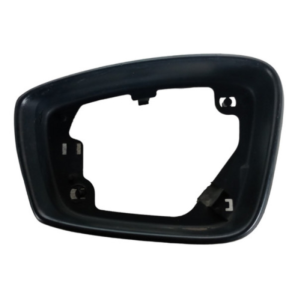 Moldura Aro Retrovisor Vw Gol G6 Voyage Polo Golf Esquerdo Preto