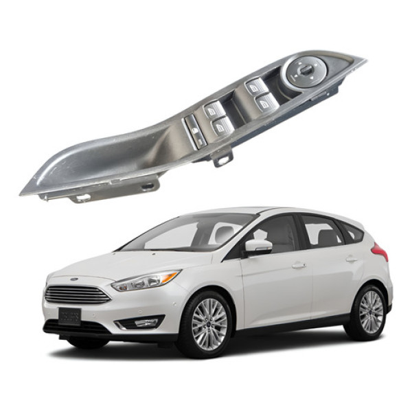 Botão Vidro Elétrico Dianteiro Ford Esquerdo Focus 2014 2018