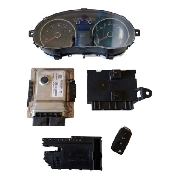 Kit Módulo Injeção Vw Gol 1.6 C Computador De Bordo 