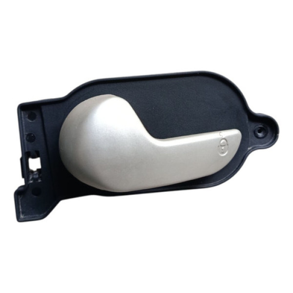 Maçaneta Interna Esquerda Ford Fiesta 2003 2014 Prata Dianteira/traseira