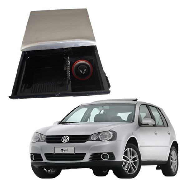 Cinzeiro Aço Escovado Vw Golf Bora 1999 2014