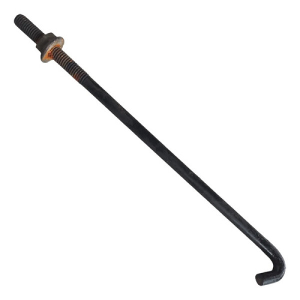 Haste Vareta Suporte Fixação Bateria Renault Sandero 2009 Preto