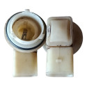 Par Soquete Lampara Pisca Vw Audi 2000 2010 Branco