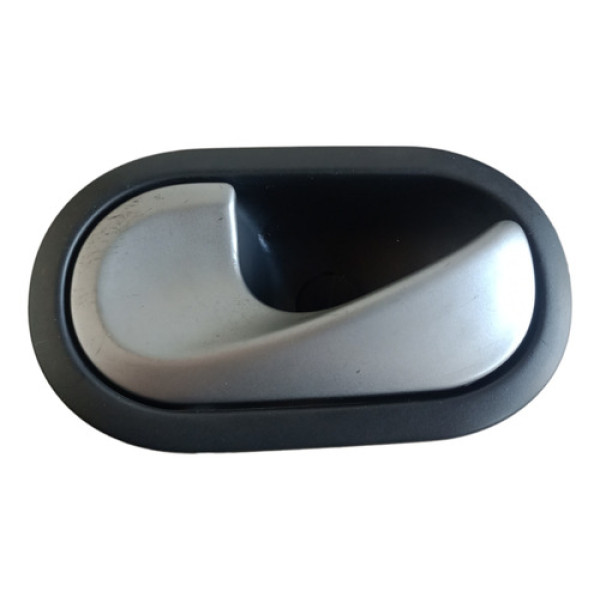 Maçaneta Interna Renault Megane Dianteira Esquerda  Dianteira Preto E Cinza