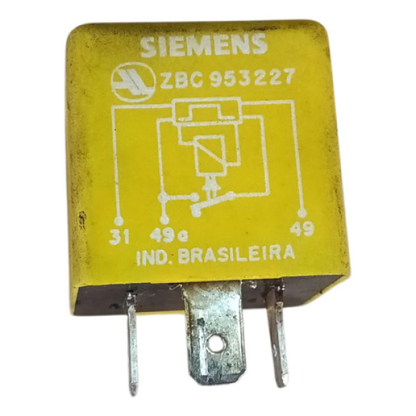 Relé Auxiliar Pisca Alerta Vw Gol Parati Saveiro 1999 2009 Amarelo