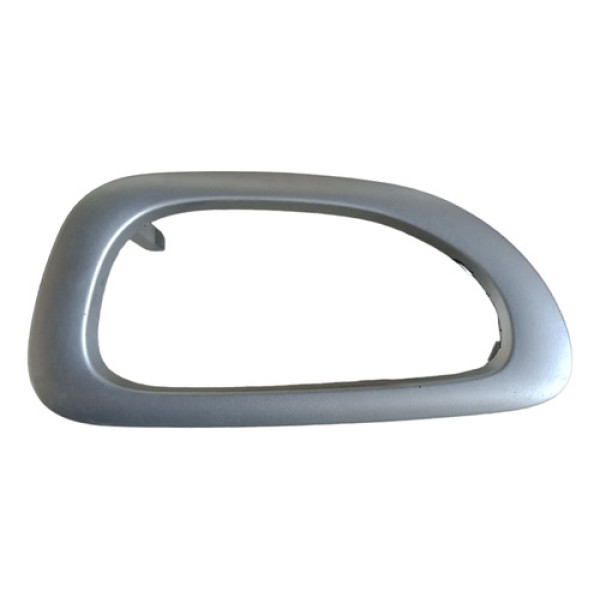 Moldura Maçaneta Interna Peugeot 307 Esquerda  Prata Dianteira/traseira