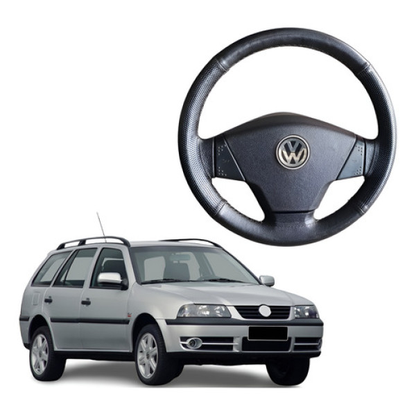 Volante Direção Vw Gol Saveiro Parati 1994 2006 - Preto
