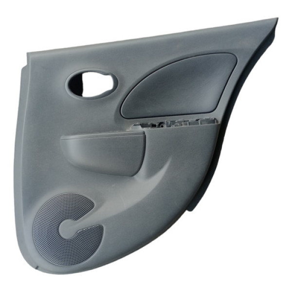 Forro Porta Nissan March Traseiro Direito  Preto