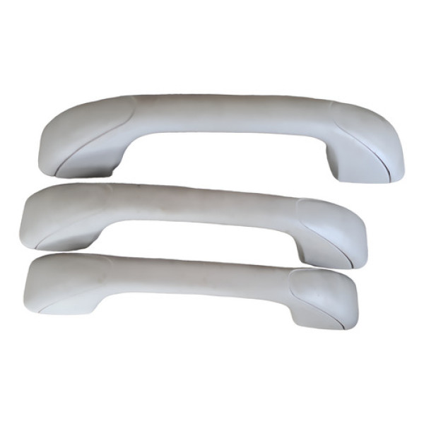 Kit Alças Tetos Sandero 2007 E 2013 Cinza