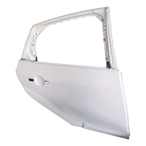 Porta Branca Traseira Direita Ford Focus 2015 2018 Detalhe Traseira Direito Branca