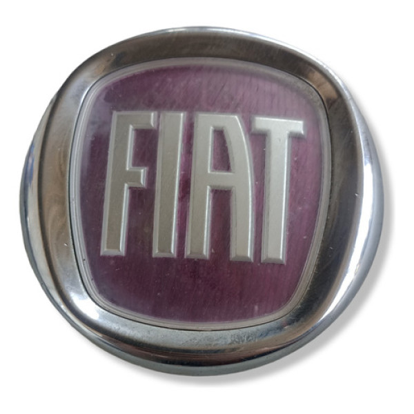 Emblema Logo Marca Fiat 500 2012 Prata