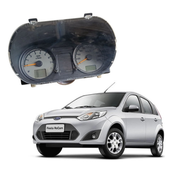 Painel Instrumentos Ford Fiesta 1.0 Supercharger 2004 Cinza