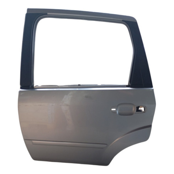Porta Traseira Esquerda Prata Ford Fiesta 2000 2014 Traseira Esquerda Prata