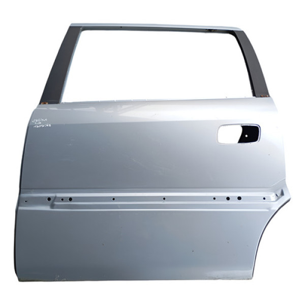 Porta Traseira Esquerda Gm Zafira 2007 Traseira Esquerda Prateado