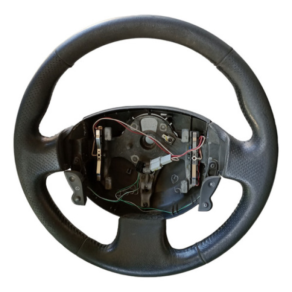 Volante De Direção C Comando Renault Megane  Preto