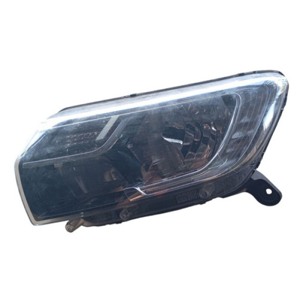 Farol Esquerdo Led Renault Sandero Logan 2017 2020 Detalhe  Esquerdo/motorista