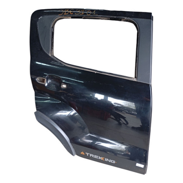 Porta Traseira Preta Fiat Mobi Trekking 2019 2022 Traseira Direita Preto