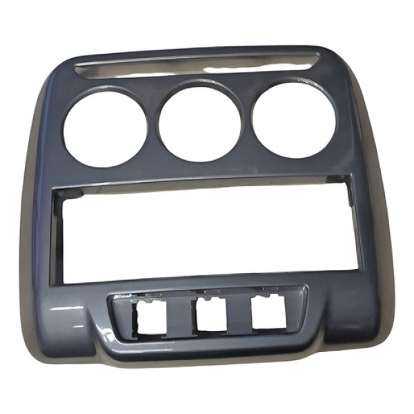 Moldura Painel Central Ar Cond   Citroen C3  2014 Prata