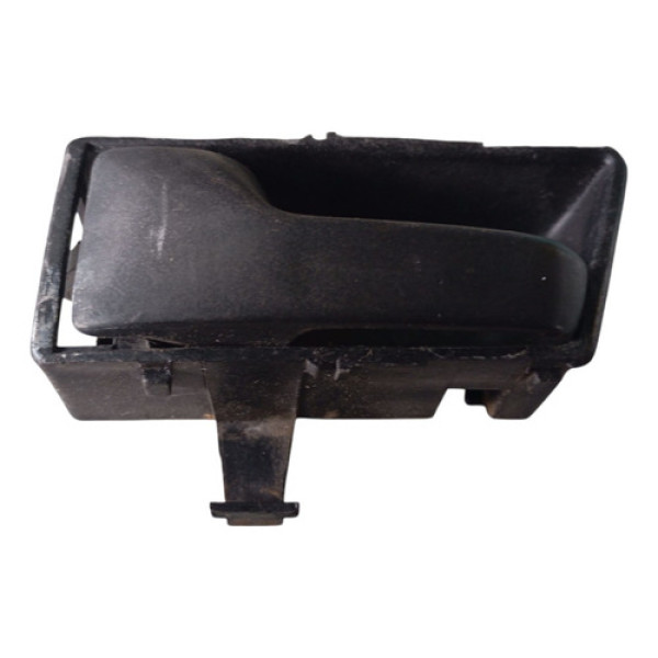 Maçaneta Interna Esquerda Vw Saveiro Gol Quadrado Zbc837235a Preto Dianteira