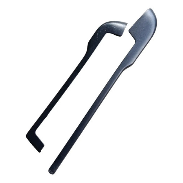 Kit Acabamento Trilho Banco Esquerdo Vw Golf 2000 2006 Preto