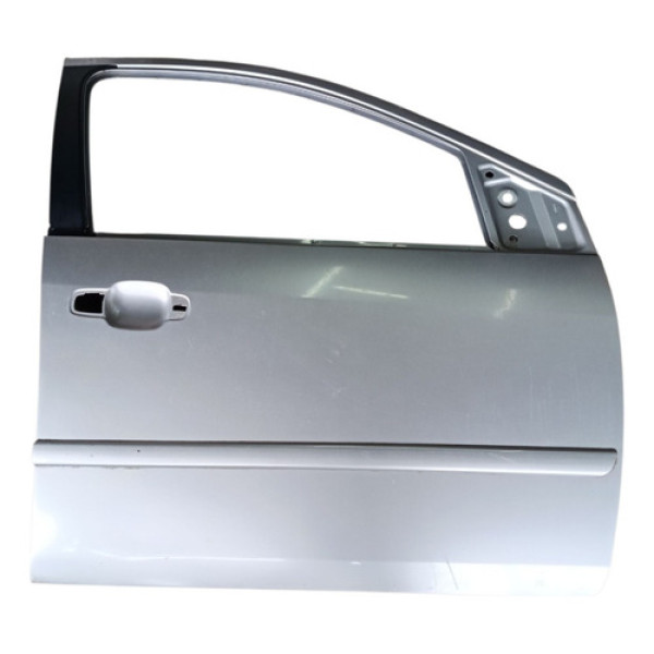 Porta Dianteira Direita Ford Fiesta 2003 2014 Dianteira Direita Prata