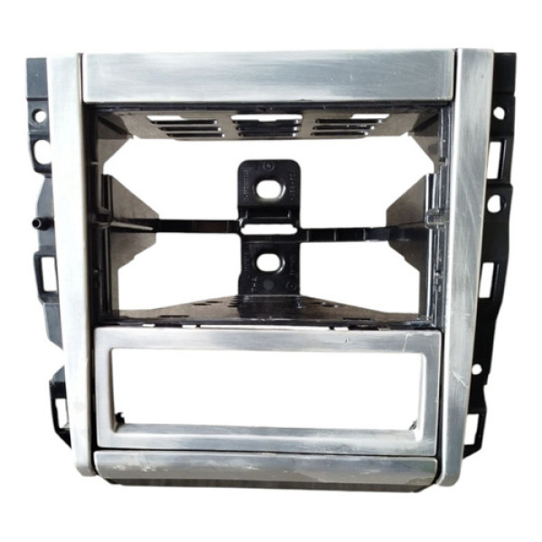 Moldura Painel Central Aço Escovado Vw Golf 2007 C Detalhe 